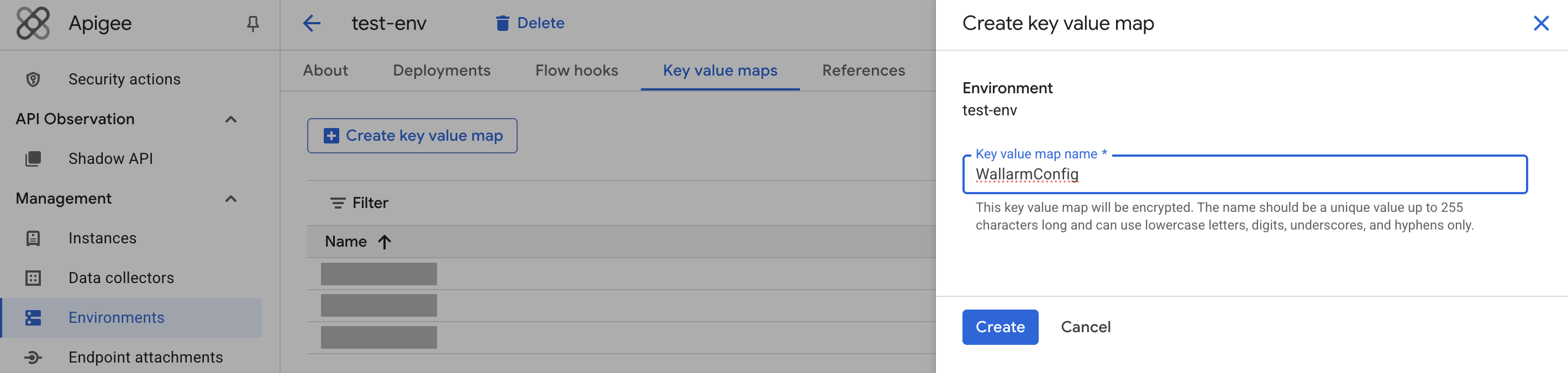 WallarmConfig KVM for Apigee